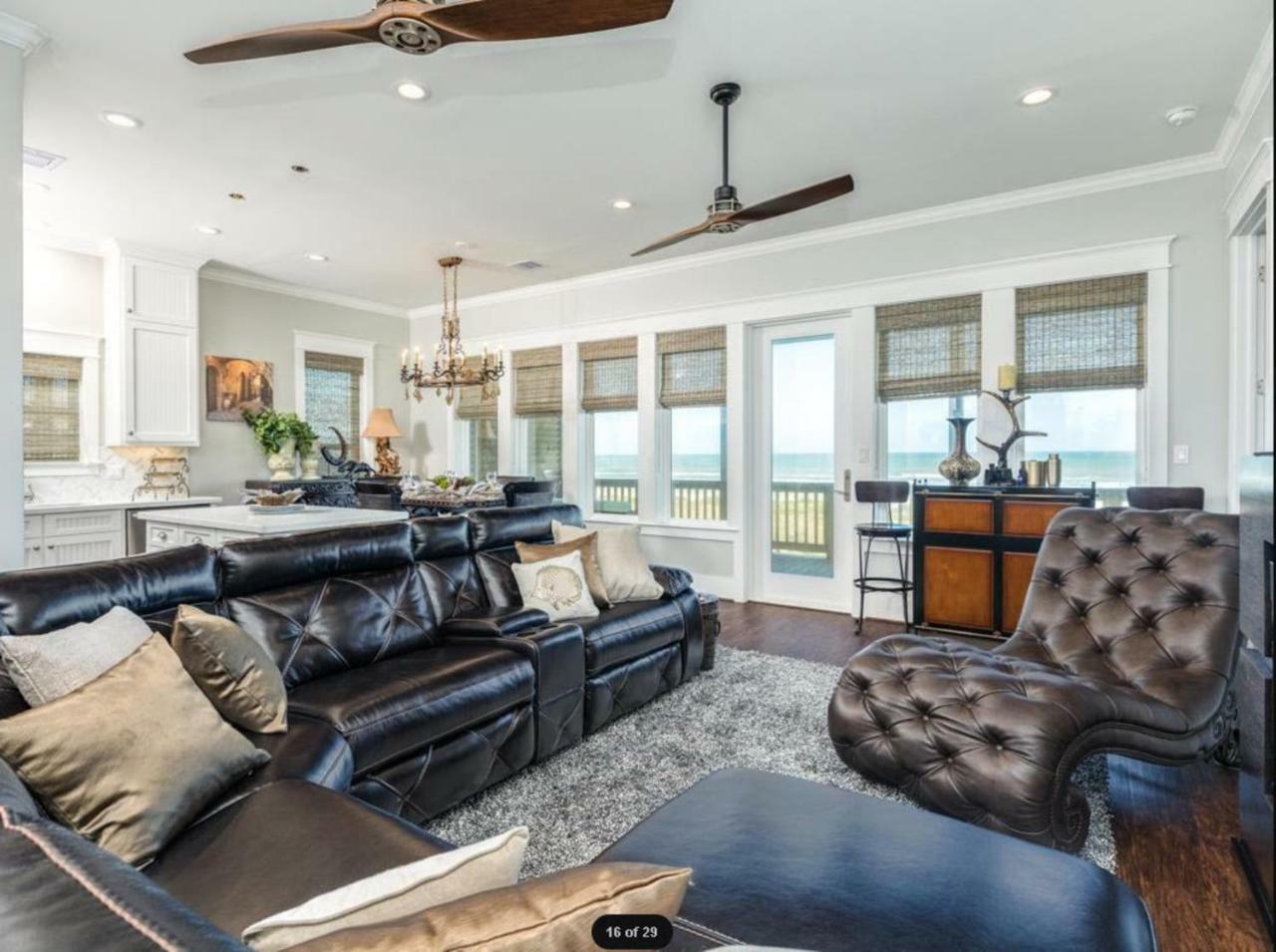 Beachfront Bliss Galveston Exterior photo